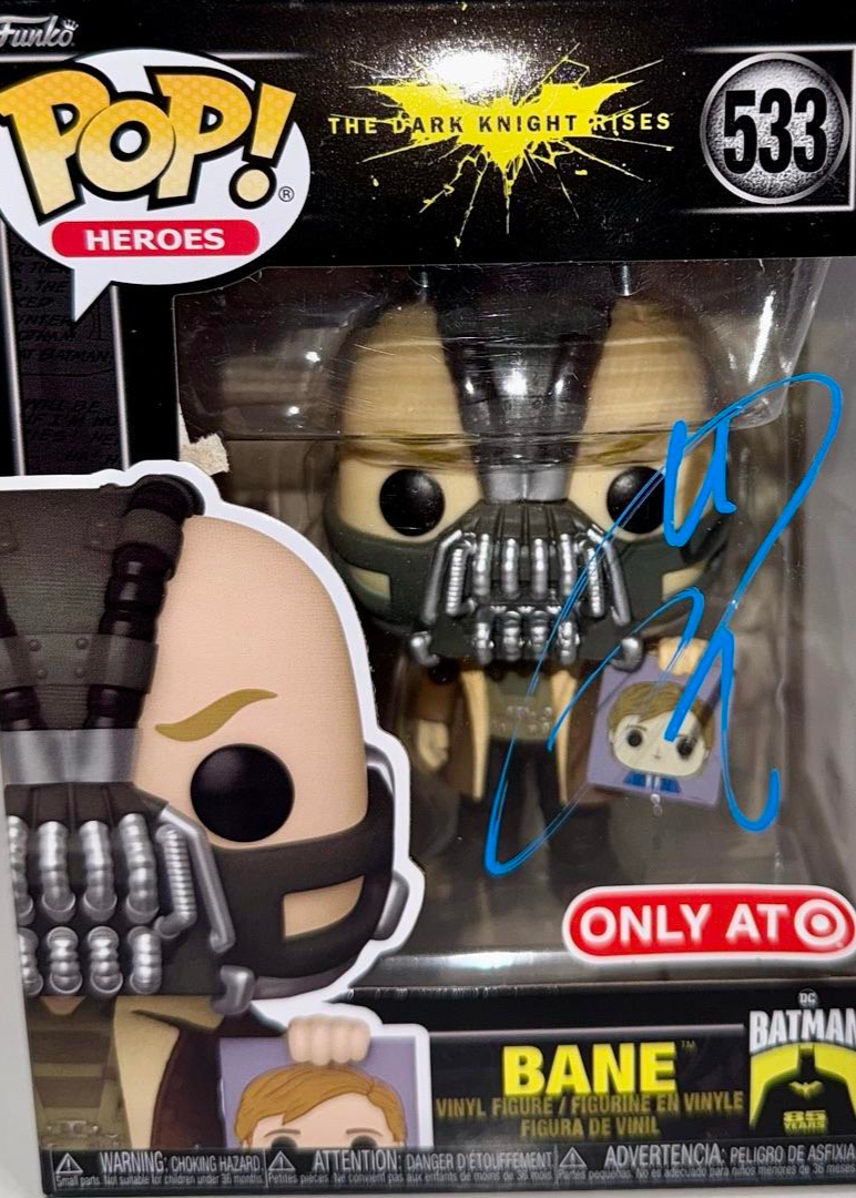 Tom Hardy Signed Funko Pop #533 "Bane" (Dark Knight Rises) - PSA COA